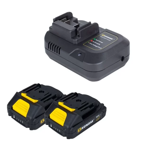 دریل پیچ گوشتی شارژی 18 ولت چکشی 35 نیوتن متر 2 باتری کنزاکس مدل 8118 (12 ماه گارانتی) - Image 2