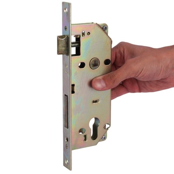 مجموعه کامل دستگیره و قفل و سیلندر قفل در چوبی سوییچی مخصوص درب های ورودی - Image 13