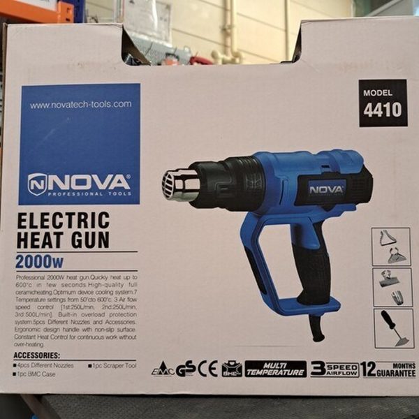 کیت سشوار برقی صنعتی 2000 وات نووا مدل 4410 (12 ماه گارانتی) - Image 7