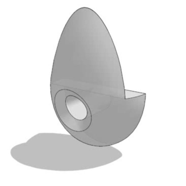 بست آینه پلاستیکی مدل اشکی (نگهدارنده آینه و شیشه دیواری) - Image 2