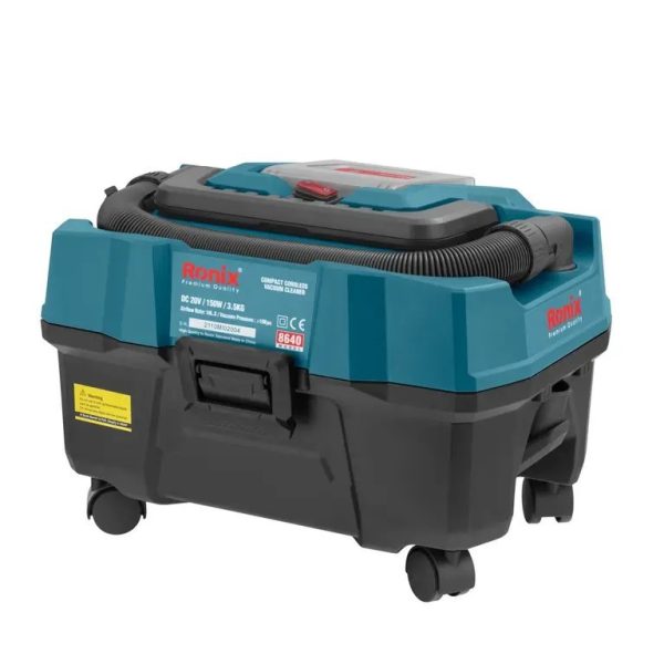 جارو شارژی 15 لیتری 20 ولت رونیکس مدل 8640 (12 ماه گارانتی) - Image 4