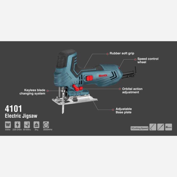 اره عمودبر مشتی 550 وات رونیکس مدل 4101 (12 ماه گارانتی) - Image 10