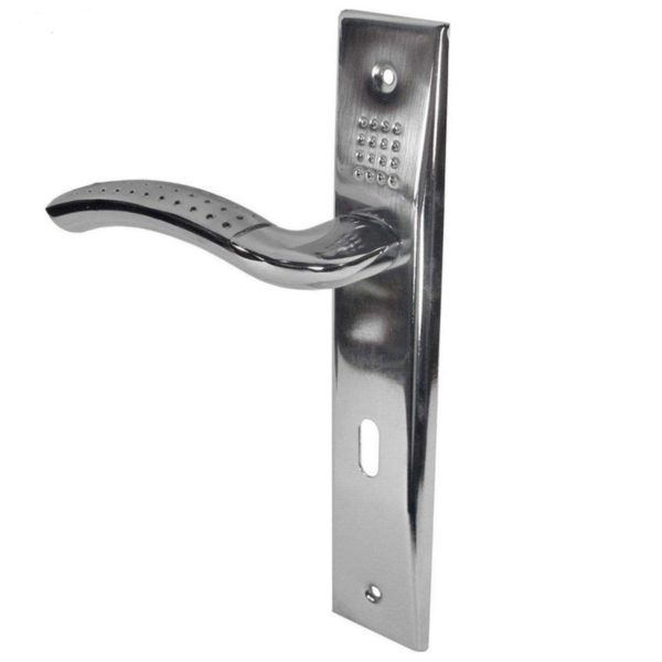 مجموعه کامل دستگیره و قفل در چوبی کلیدی مخصوص اتاق خواب - Image 6