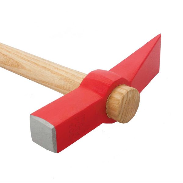 تیشه بنایی 600 گرمی ایران پتک دسته چوبی 30 سانتی متری - Image 3