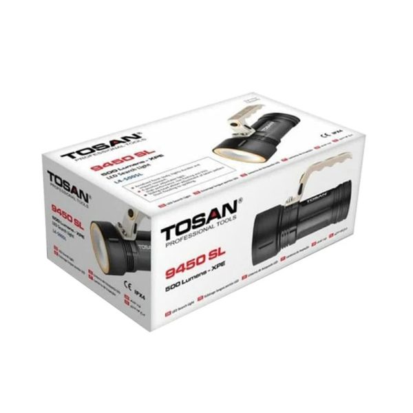 چراغ قوه شارژی 500 لومن توسن مدل 9450SL - Image 4