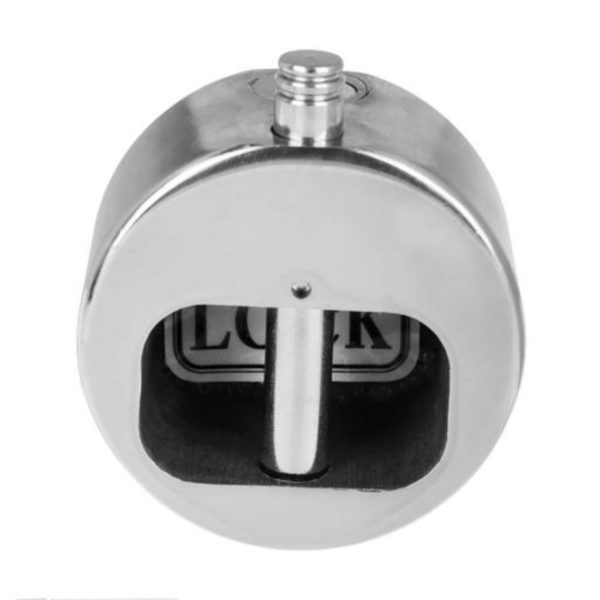 قفل گرد پشت بسته فولادی پات 4 کلیده سایز 80 میل با کارت ضمانت 3 ساله - Image 3