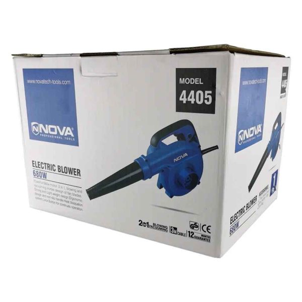 بلوور (دمنده) صنعتی دیمردار 680 وات نووا مدل 4405 (12 ماه گارانتی) - Image 5