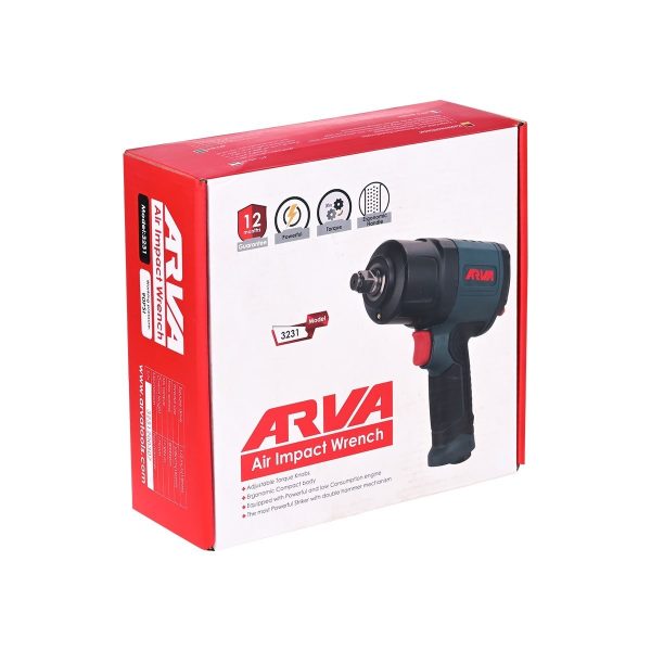 بکس بادی 1.2 اینچ 1150 نیوتن متر دو چکشه آروا مدل 3231 (12 ماه گارانتی) - Image 6