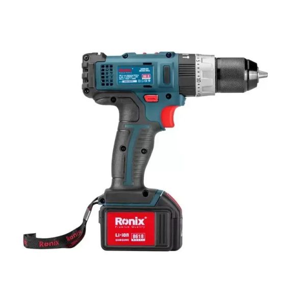 دریل چکشی شارژی 18 ولت رونیکس مدل 8618 (12 ماه گارانتی) - Image 4