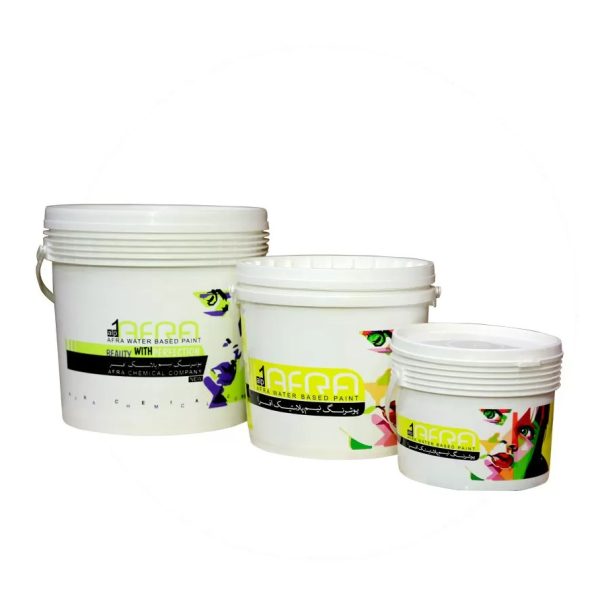 پوشرنگ نیم پلاستیک ممتاز (آلپ) افرا گالن 4 لیتری کد 101 پک 4 عددی (پس کرایه) - Image 5