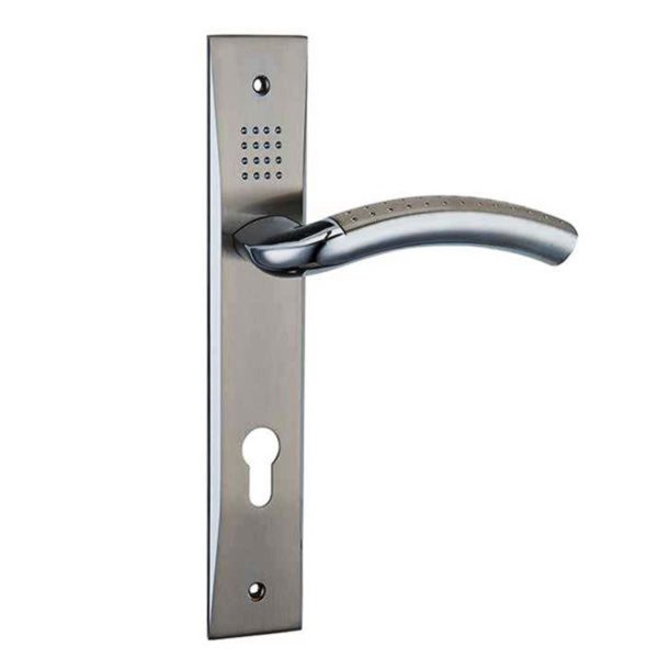 مجموعه کامل دستگیره و قفل و سیلندر قفل در چوبی سوییچی مخصوص درب های ورودی - Image 2