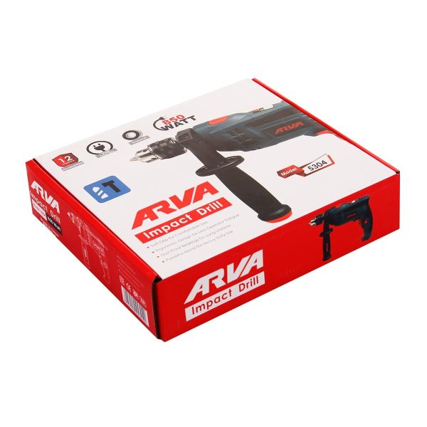 دریل چکشی 850 وات 13 میلیمتری آچاری آروا مدل 5304 (12 ماه گارانتی) - Image 3