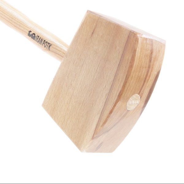 پتک چوبی 850 گرمی ایران پتک دسته چوبی 38 سانتی متری - Image 3