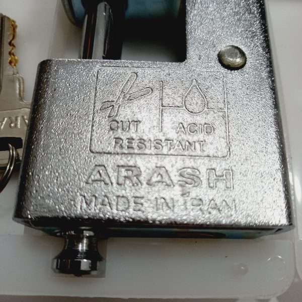 قفل ضد اسید ضد برش 100 میل با 3 کلید دو شیار آرش - Image 5