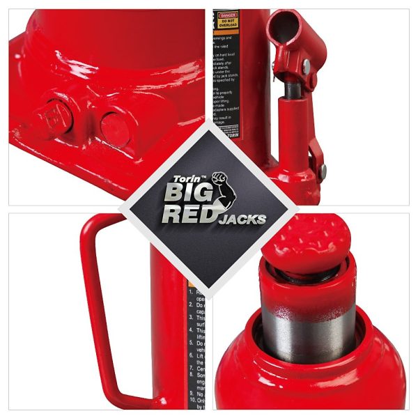 جک روغنی 10 تن بیگ رد مدل TH91004 تحت لیسانس آمریکا BIG RED (پس کرایه) - Image 2