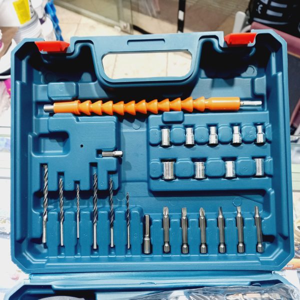 پیچ گوشتی شارژی 12 ولت دو باتری با لوازم پی ای پی PAP مدل CD-1225 (12 ماه گارانتی) - Image 4