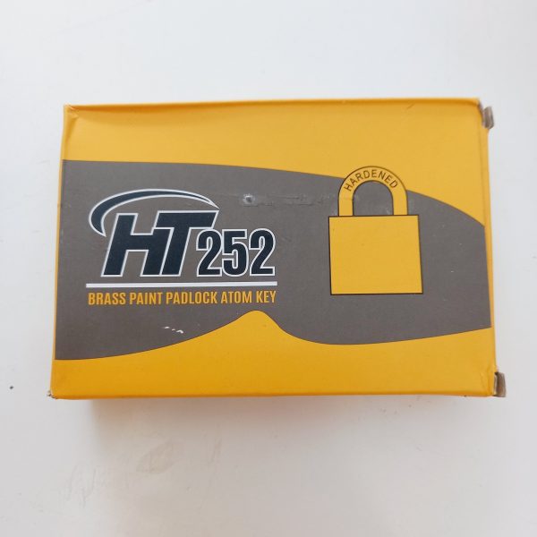 قفل آویز طلایی سایز 75 میلیمتر مدل HT252 - Image 3