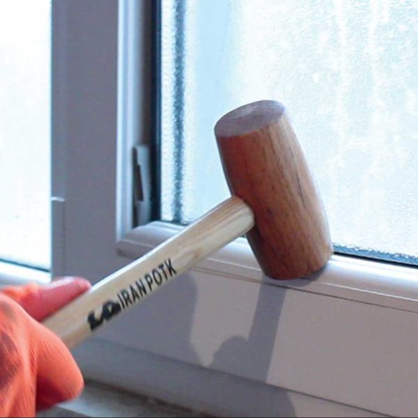 چکش چوبی 450 گرمی ایران پتک دسته چوبی 36 سانتی متری - Image 4