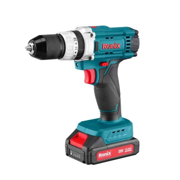 کیت دریل شارژی چکشی 20 ولت 53 پارچه رونیکس مدل RS-8620 (12 ماه گارانتی) - Image 19