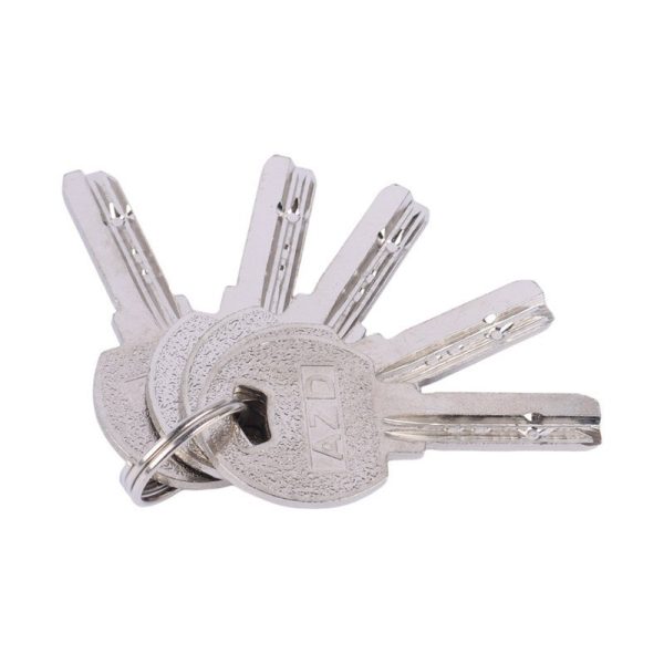 مجموعه کامل دستگیره زیتونی و قفل و سیلندر قفل در چوبی سوییچی مخصوص درب های ورودی - Image 17