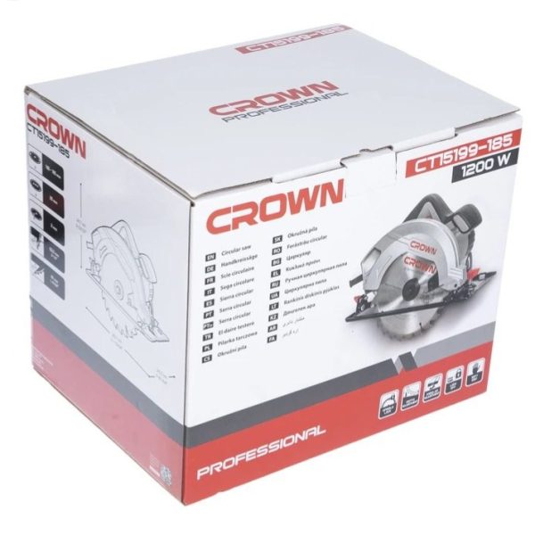 اره گردبر 185 میلیمتری 1200 وات کرون مدل CT15199 (12 ماه گارانتی) - Image 10