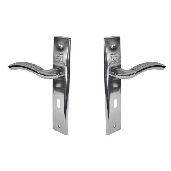 مجموعه کامل دستگیره و قفل در چوبی کلیدی مخصوص اتاق خواب - Image 5