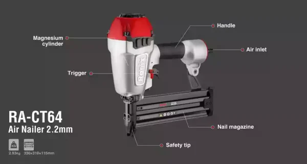 میخکوب بادی 64 میلی متری سی تی رونیکس مدل RA-CT64 (12 ماه گارانتی) - Image 5