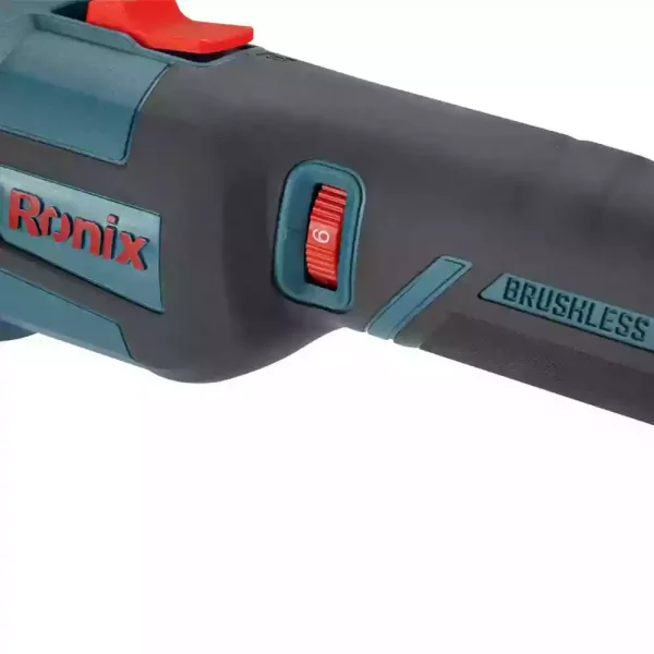 کیت مینی فرز شارژی براشلس 40 ولت 125 میلی متر دیمردار رونیکس مدل 8901-40V (12 ماه گارانتی) - Image 4