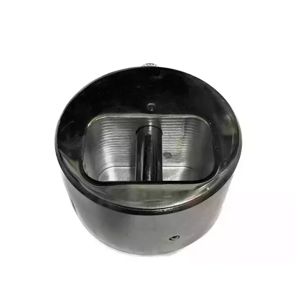 قفل گرد فولادی پشت بسته آریا سایز 80 کلید هلالی - Image 3