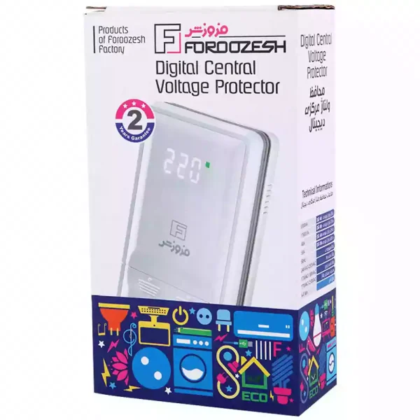 محافظ ولتاژ ورودی 40 آمپر فروزش (24 ماه گارانتی) - Image 5