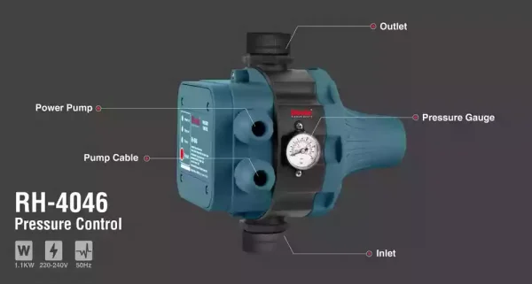 ست کنترل پمپ آب رونیکس مدل RH-4046 (12 ماه گارانتی) - Image 7