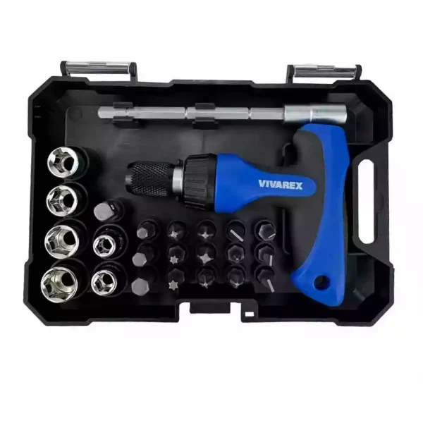 مجموعه 24 عددی پیچ گوشتی، بیت و بکس درایو 1/4 اینچ ویوارکس مدل 2465 - Image 6