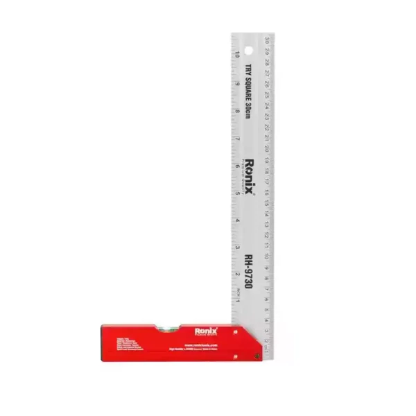 گونیا 30 سانتی‌متری ترازدار رونیکس مدل RH-9730 - Image 3