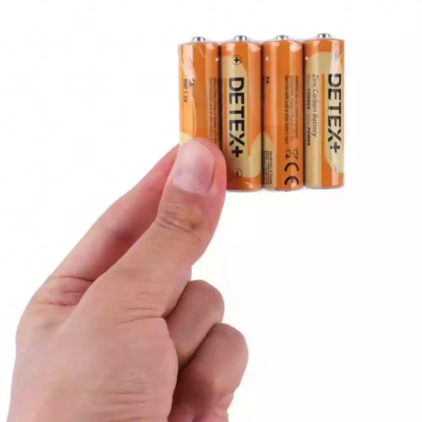 باتری قلمی AA Zinc Carbon چهار عددی دیتکس پلاس R6P - Image 3