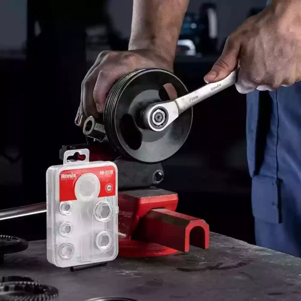 ست سری آچار جغجغه دسته ثابت رونیکس مدل RH-2170 - Image 4