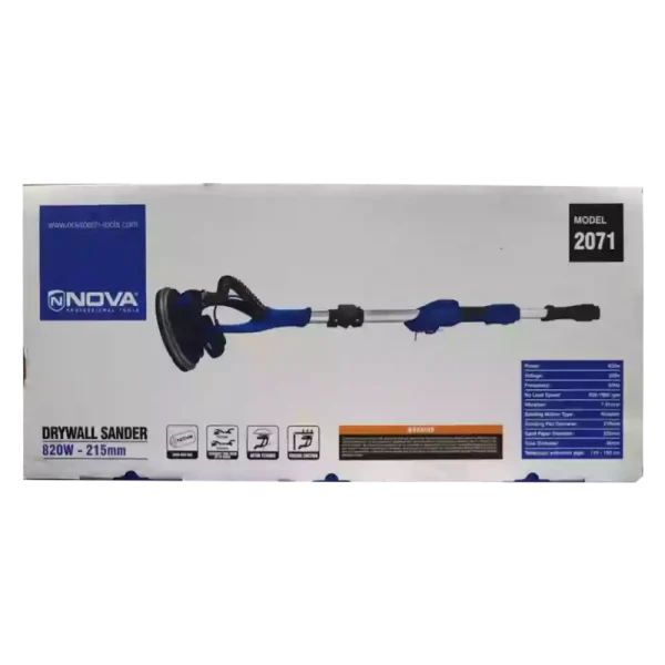 سنباده زن دیواری 215 میلیمتر 820 وات نووا مدل 2071 (12 ماه گارانتی) - Image 3