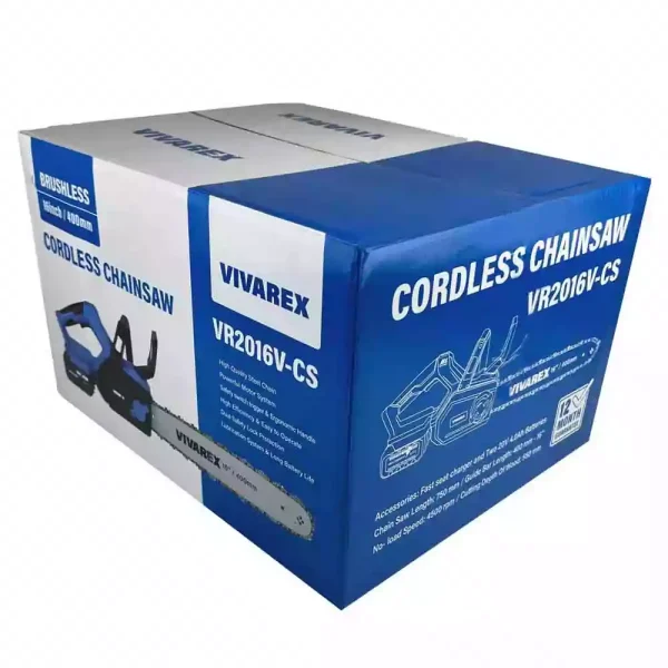 اره زنجیری شارژی تیغه ۱۶ اینچ (۴۰ سانت) ویوارکس مدل VR2016V-CS (12 ماه گارانتی) - Image 8