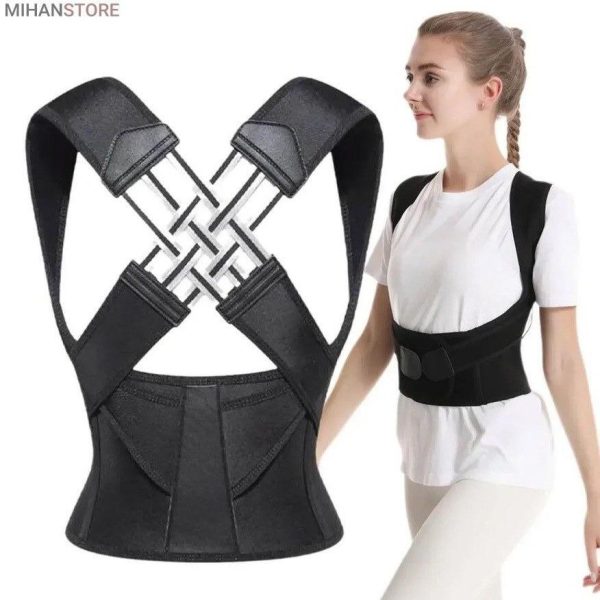 قوزبند طبی ضربدری اورجینال سایز 2XL اصلاح فرم بدن و کاهش درد کمر و شانه - Image 4