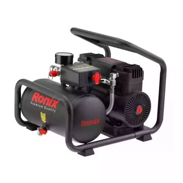 کمپرسور باد سایلنت 6 لیتری 1100 وات 2 سیلندر رونیکس مدل RC-0613 (12 ماه گارانتی)(پس کرایه) - Image 11