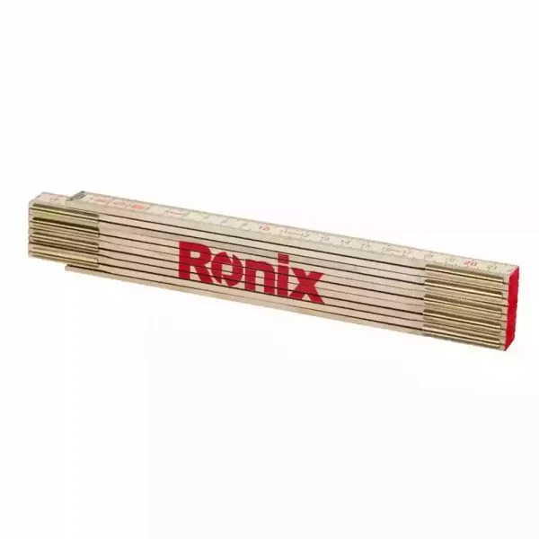 خط‌کش چوبی تاشو ۲ متری رونیکس مدل RH-9715 - Image 2