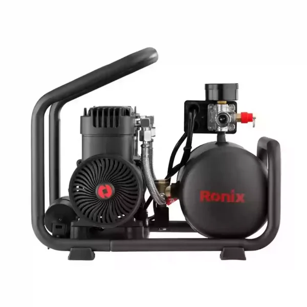 کمپرسور باد سایلنت 6 لیتری 1100 وات 2 سیلندر رونیکس مدل RC-0613 (12 ماه گارانتی)(پس کرایه) - Image 4