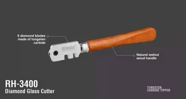 الماس شیشه‌بر دستی رونیکس مدل RH-3400 - Image 3