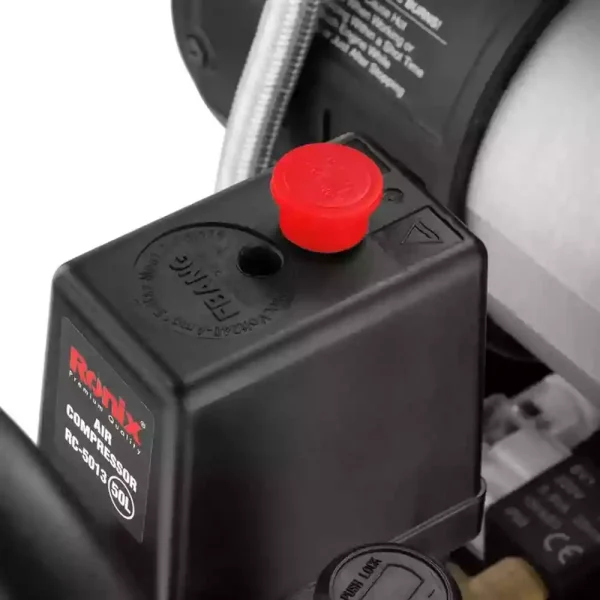 کمپرسور باد سایلنت 50 لیتری 2600 وات 4 سیلندر رونیکس مدل RC-5013 (12 ماه گارانتی)(پس کرایه) - Image 4