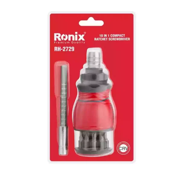 پیچ‌گوشتی جغجغه‌ای مشتی ۱۱ کاره رونیکس مدل RH-2729 - Image 6