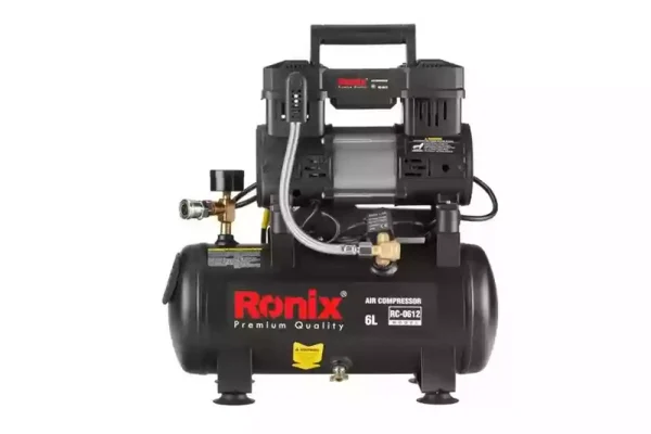 کمپرسور باد سایلنت ۶ لیتری ۶۰۰ وات رونیکس مدل RC-0612 (12 ماه گارانتی)(پس کرایه) - Image 2