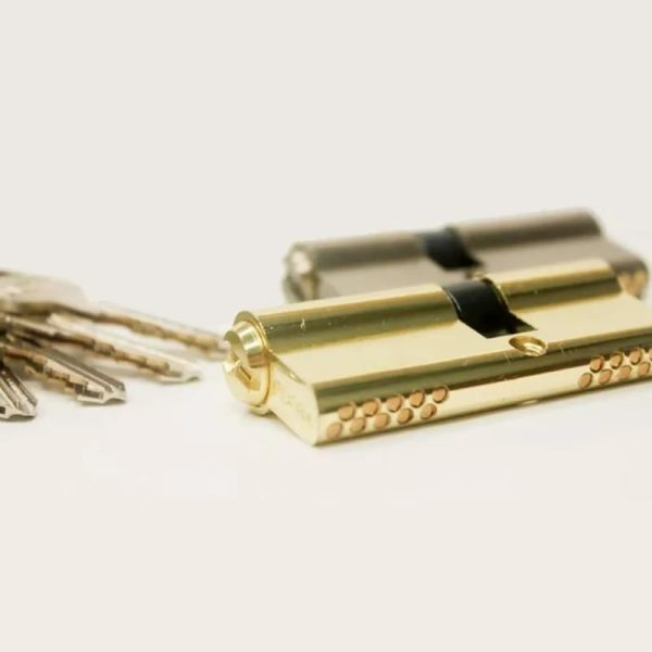 سیلندر ۷ سانتی مغزی برنجی ۵ کلید دوشیاره فیدورا جعبه کادویی - Image 2