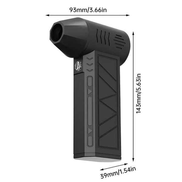 مینی جت فن شارژی اورجینال مدل Violent | جت فن قابل حمل برای خنک‌سازی سریع و نقطه‌ای - Image 5