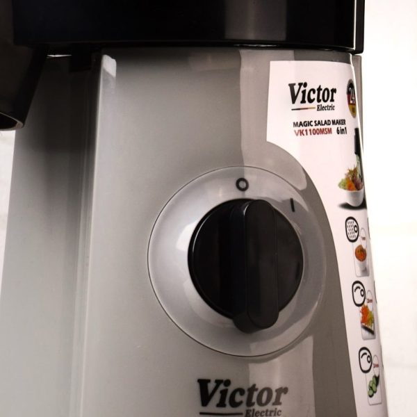 سالاد ساز ویکتور مدل VK-1100MSM اورجینال | سالاد ساز ۶ تیغه قدرتمند ۵۵۰ وات مناسب آشپزی سریع - Image 2