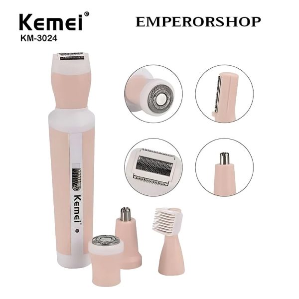 شیور فویلی اورجینال اصلاح موی بدن بانوان 4in1 | دستگاه اصلاح چندکاره صورت و بدن - Image 5