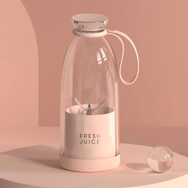 شیکر فِرِش جوس اورجینال  Fresh Juice | میکسر شارژی قابل حمل 0.35 لیتر با تیغه ۴وجهی - Image 4